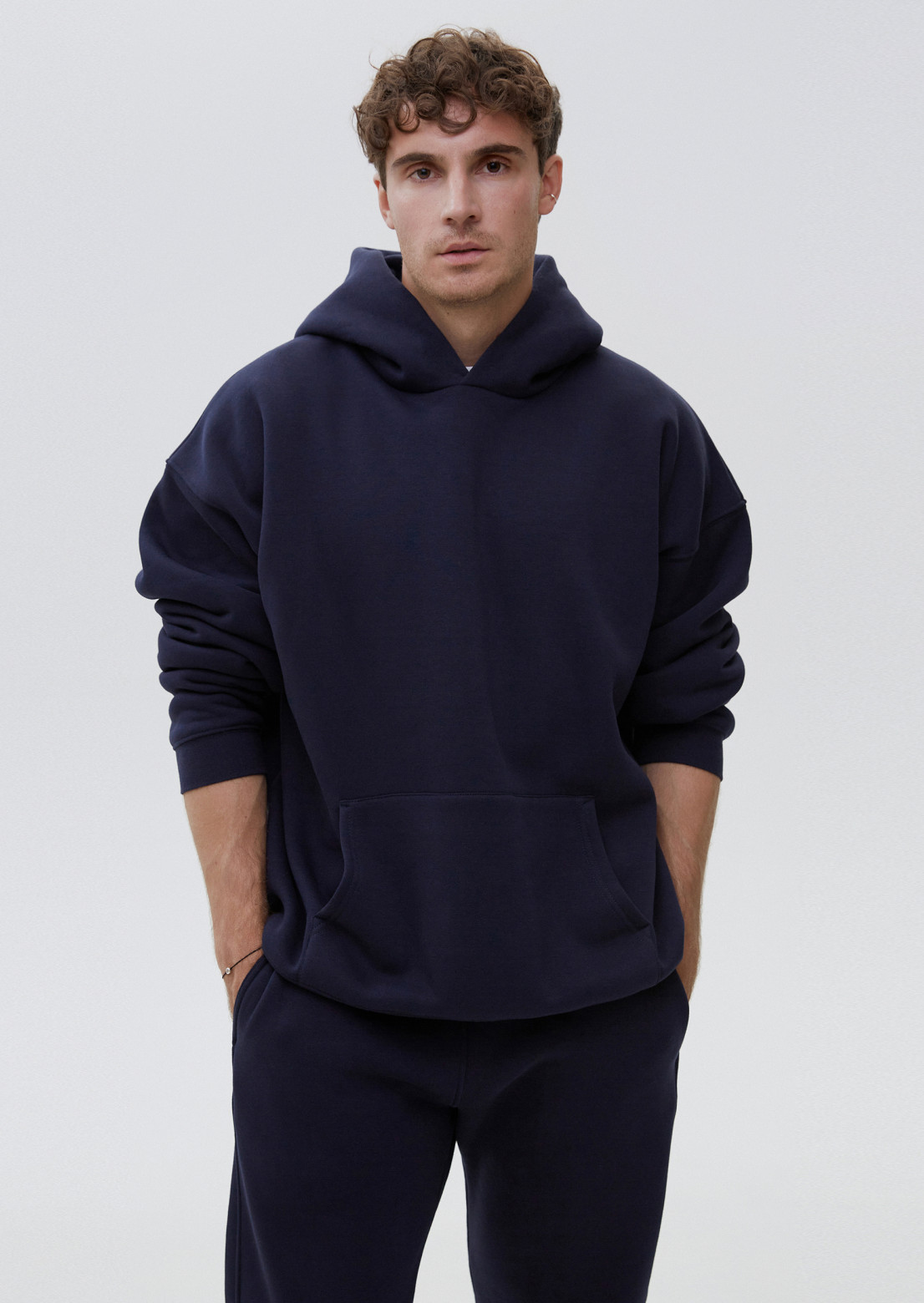 Dark blue hoodie mens on sale